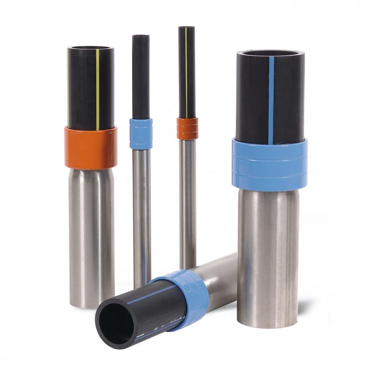 Raccord de transition PE/Acier Inox AISI 316 - A souder